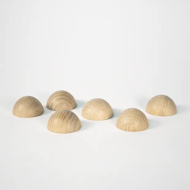 Grapat Extras Natural Semi Spheres x 6