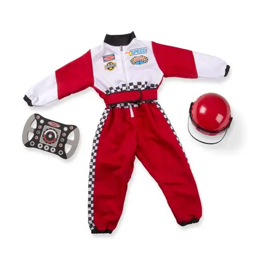 Melissa & Doug F1 Race Car Driver Role Play Costume