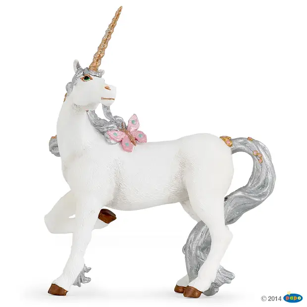 Papo Silver Unicorn Figure