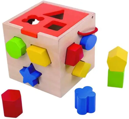 Tooky Toy Wooden Shape Sorter