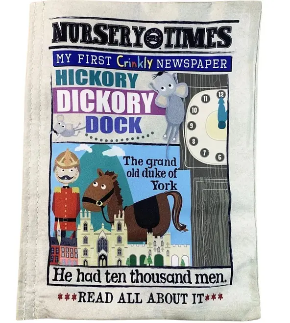Nursery Times Crinkly Newspaper - Nursery Rhymes 2