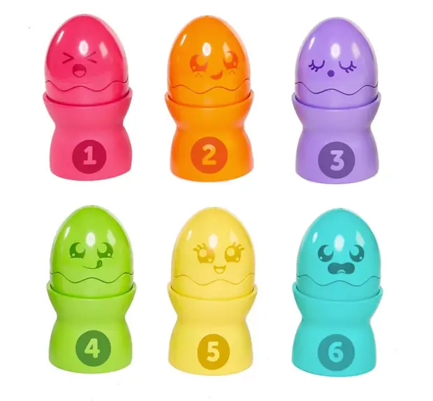 Toomies Hide & Squeak Egg Stackers