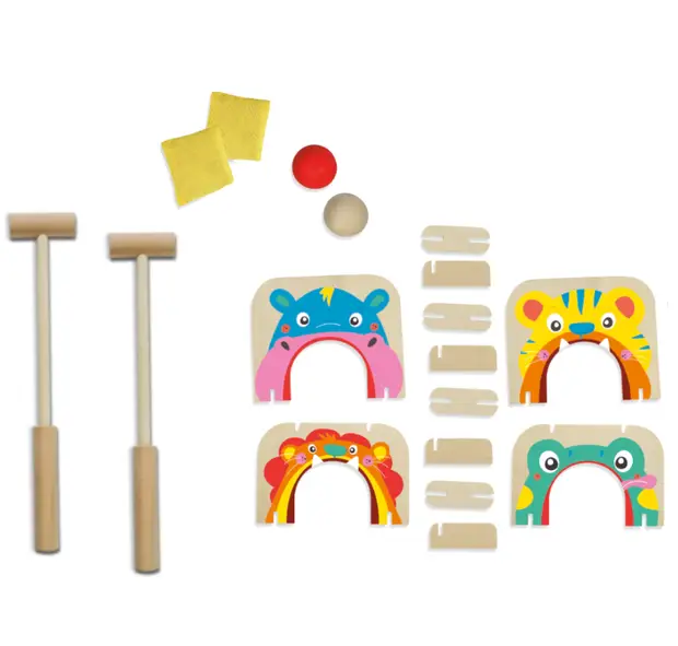 SES Creative 2-in1 Croquet & Bean Bag Toss