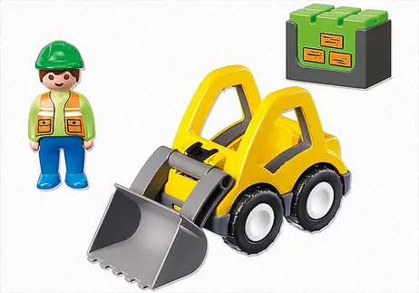 Playmobil 1 2 3 Excavator