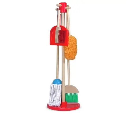 Melissa & Doug Let's Play House Dust! Sweep! Mop! Pretend Play Set