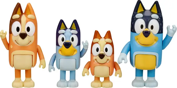 Bluey Family of Four Set