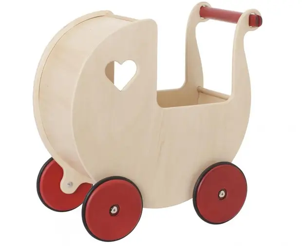 Moover Wooden Doll's Pram