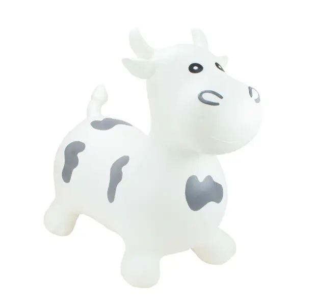 Happy Hopperz Big Face White Bull
