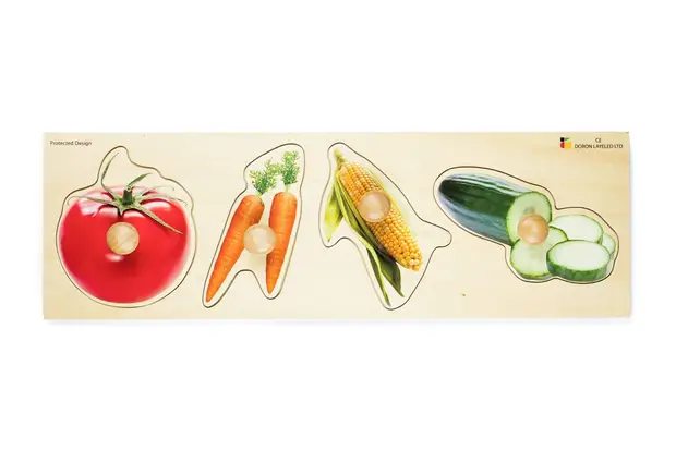 Doron Layeled Giant Vegetable Peg Puzzle