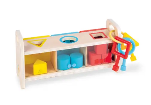 Janod Shape Sorter Box with Keys