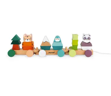 Janod WWF® Animal Ride Train