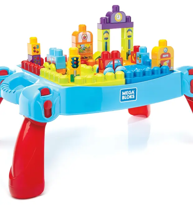 Mega Bloks Build 'n Learn Table