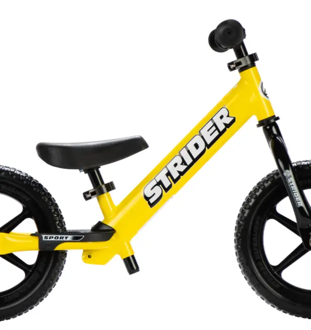 Strider 12 Sport Balance Bike: Yellow