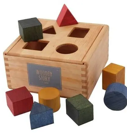 Wooden Story Montessori Shape Sorter