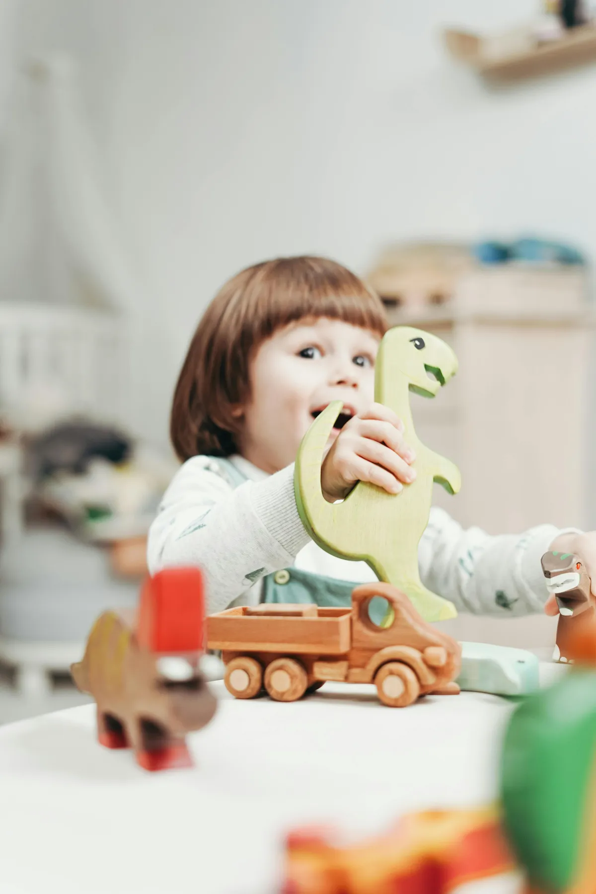 Sensory toys collection showing various colourful and textured toys for child development